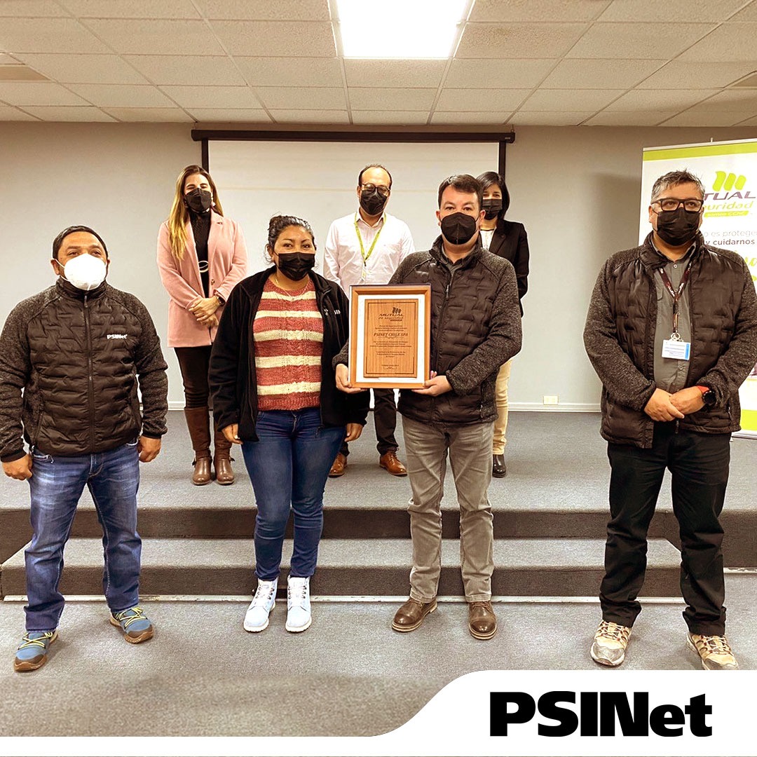 En este momento estás viendo Mutual de seguridad reconoce a PSINet por un año sin accidentes en el contrato Chuquicamata subterránea